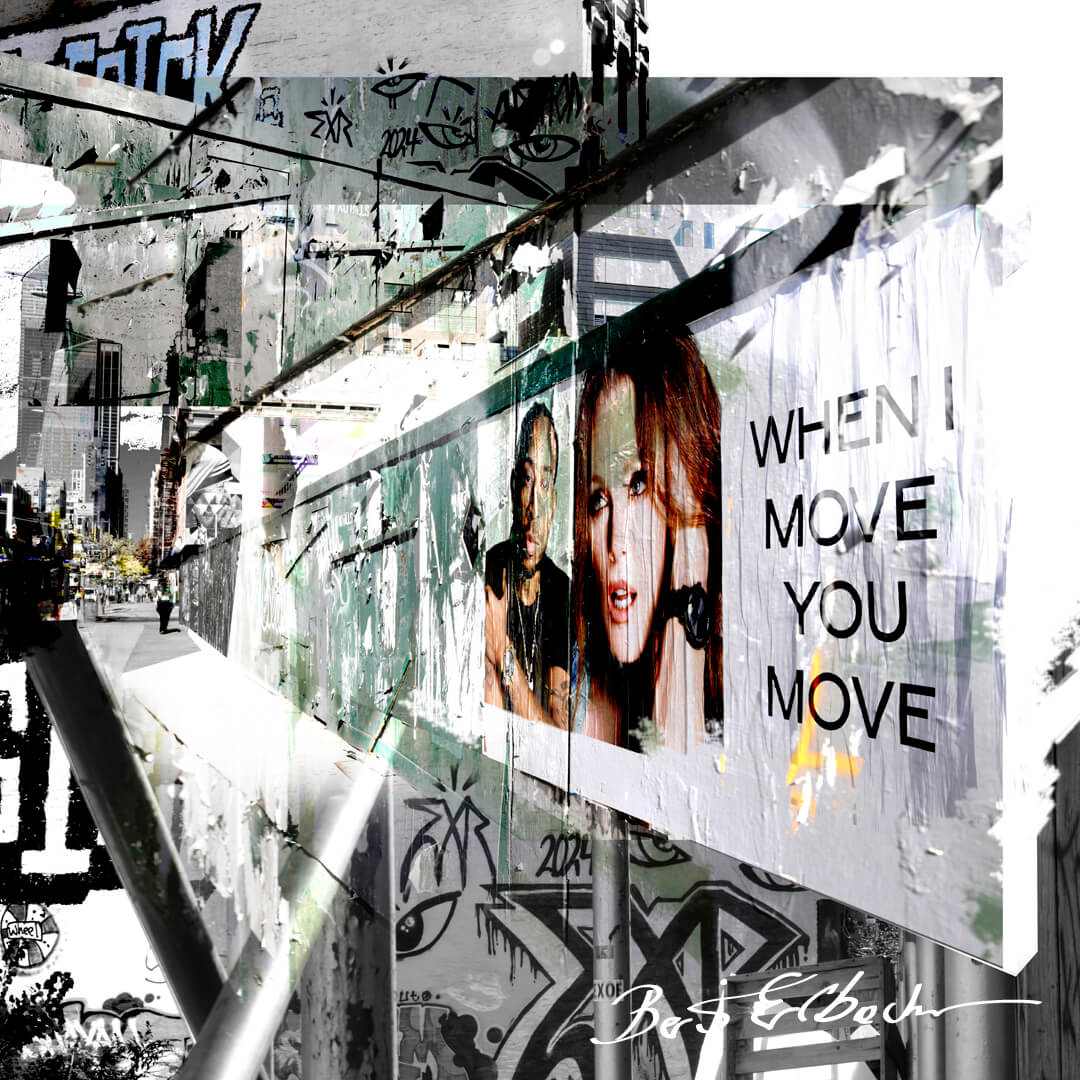 MOVE ON - Bild aus der Serie „Visuelle Resonanzen – Vielfalt trifft Emotion“ von Berit Erlbacher