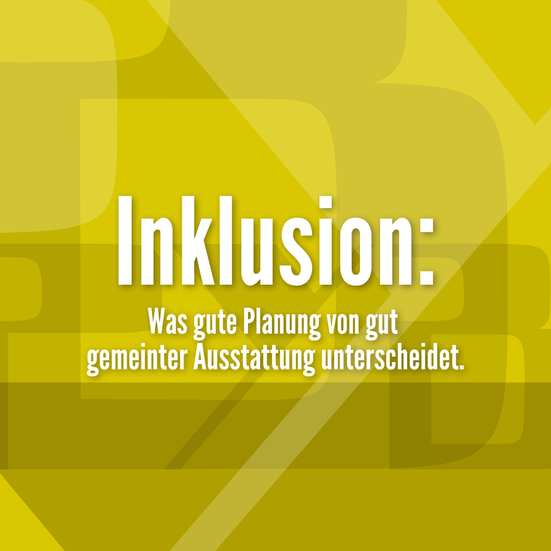#2 Inklusive Spielflächen: Was gute Planung von gut gemeinter Ausstattung unterscheidet #2 Inklusive Spielflächen: Was gute Planung von gut gemeinter Ausstattung unterscheidet
